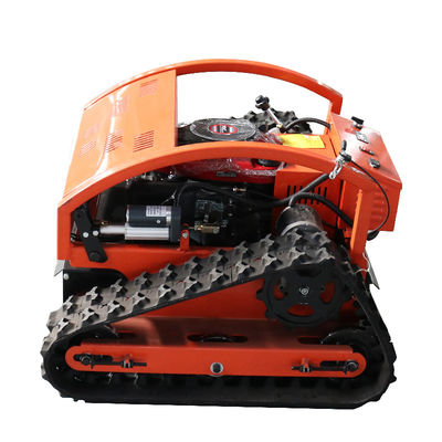 quality  Mini Crawler 4-Stroke Lathe Lawn Mower Grass Blade Robot Remote Control Zero Mower For Agricultural Machinery factory