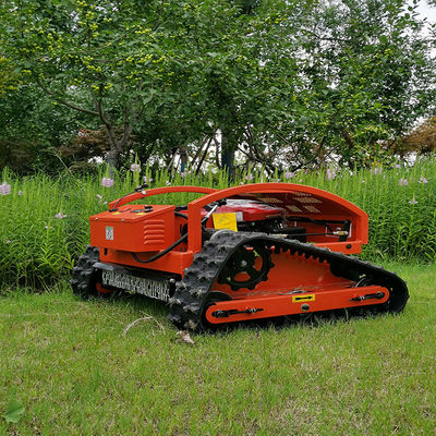 Building Material Stores Mini Crawler Lawn Mower Remote Control Efficient Mowing