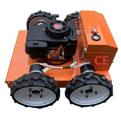 2-Stroke 9hp Excellent Performance 4 Wheels Lawn Mowers with Remote Control for Garden Livestock Farm Use CE EPA EURO