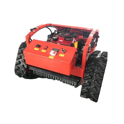 4-Stroke Robotic Remote Control All Terrain Lawn Mower With Tracked Walking Device
