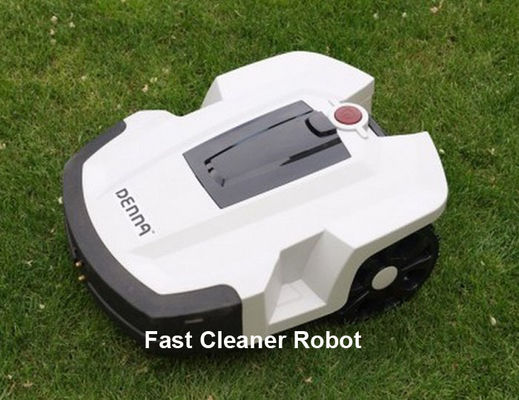 Aluminum Chasis Two Independent Lithium Battery Turf Robot Grass and Weed Mowing Cutter
